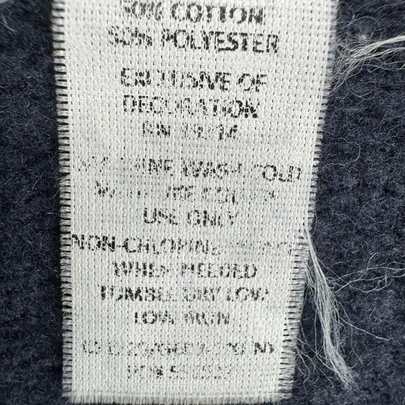 Champion Eco Fleece Dowling Fair Isle Winter Crewneck Sweatshirt L Pullover Blue - Picture 9 of 9